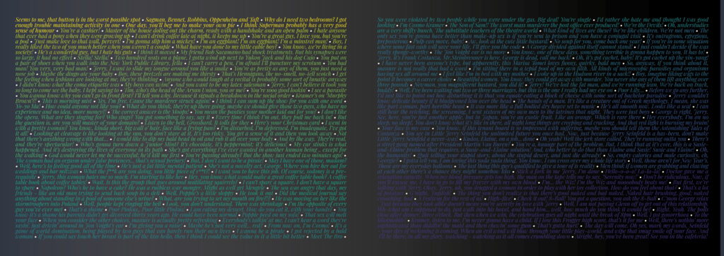 Famous quotes from each episode.